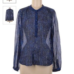 Rebecca Taylor Sheer Silk Blouse